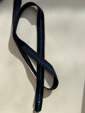 Black and blue woven braid 12mm SP Haberdashery Auckland NZ
