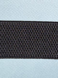 Textured Black Elastic 40mm SP Haberdashery Auckland NZ