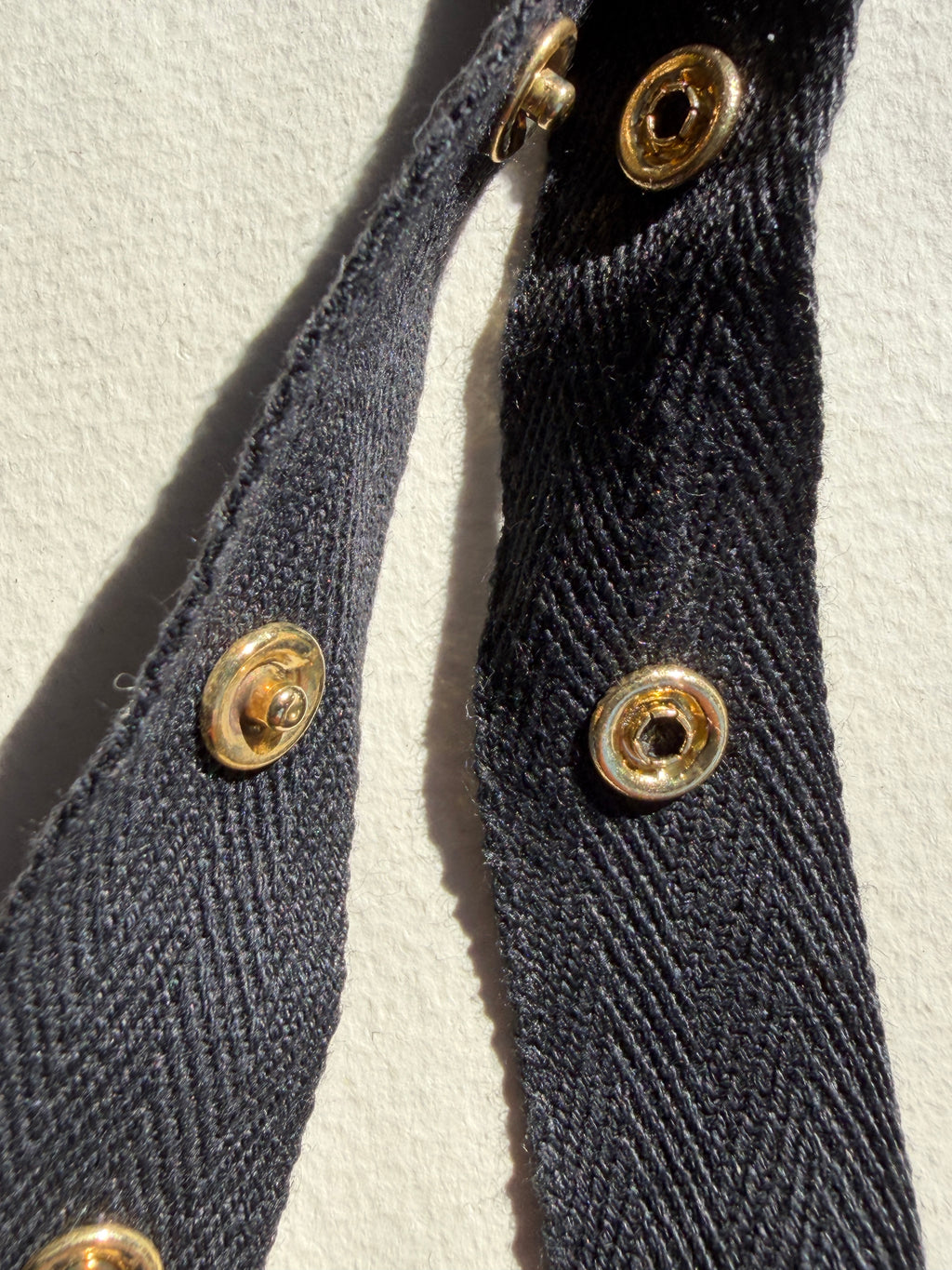 black cotton ssnap tape 20mm SP Haberdashery Auckland NZ