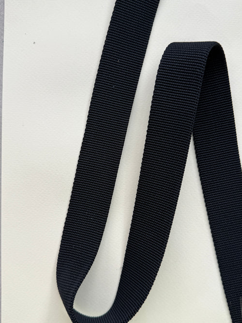 Black ridged webbing 30mm SP Haberdashery Auckland NZ