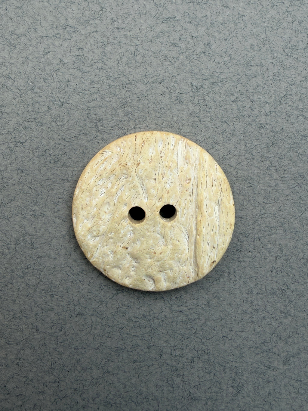 Bleached coconut shell button SP Haberdashery Auckland NZ