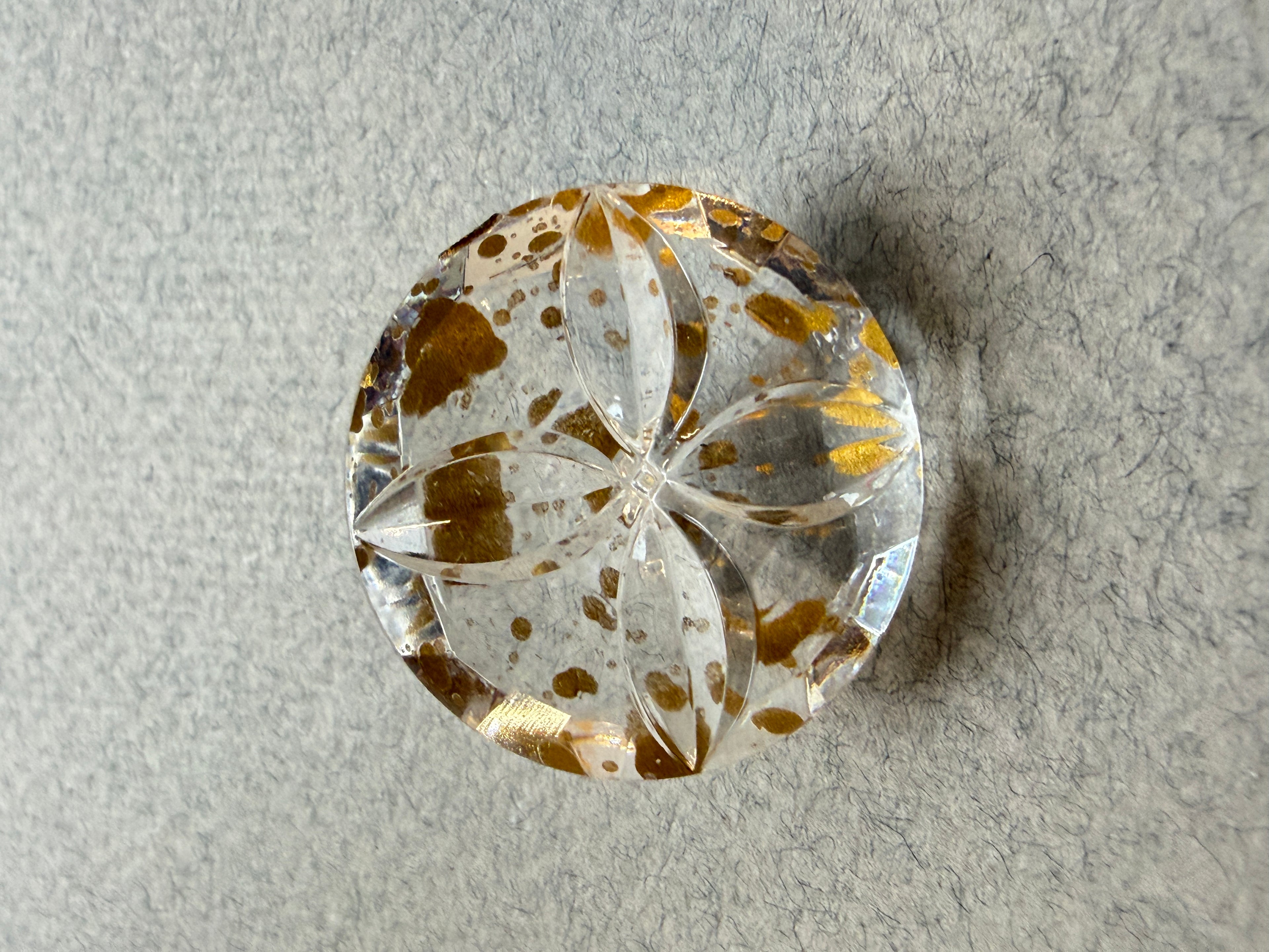 Clear acrylic shank buttpn SP Haberdashery Auckland  NZ
