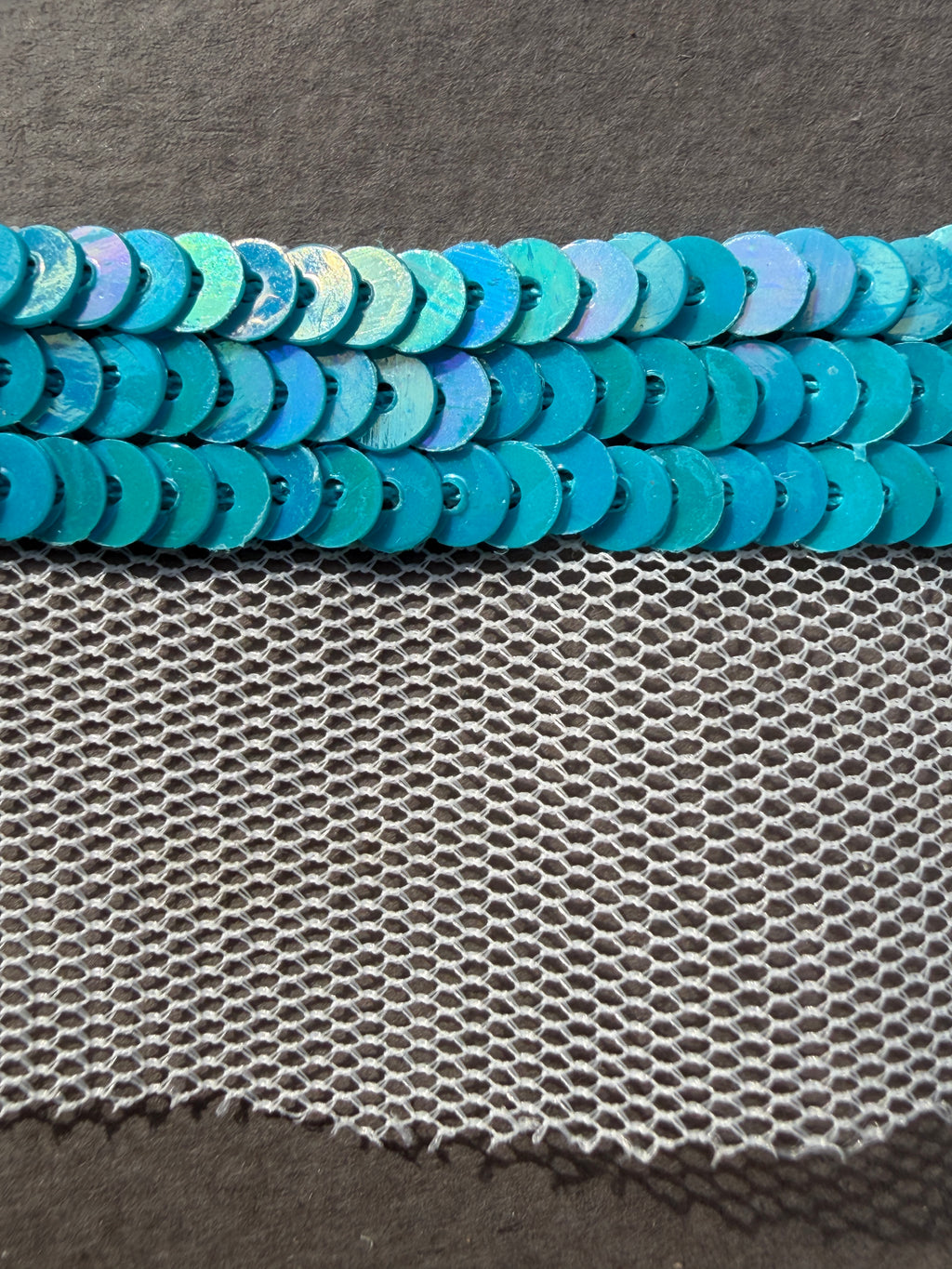  Close up Blue sequin edge trim  Sp Haberdashery Auckland NZ
