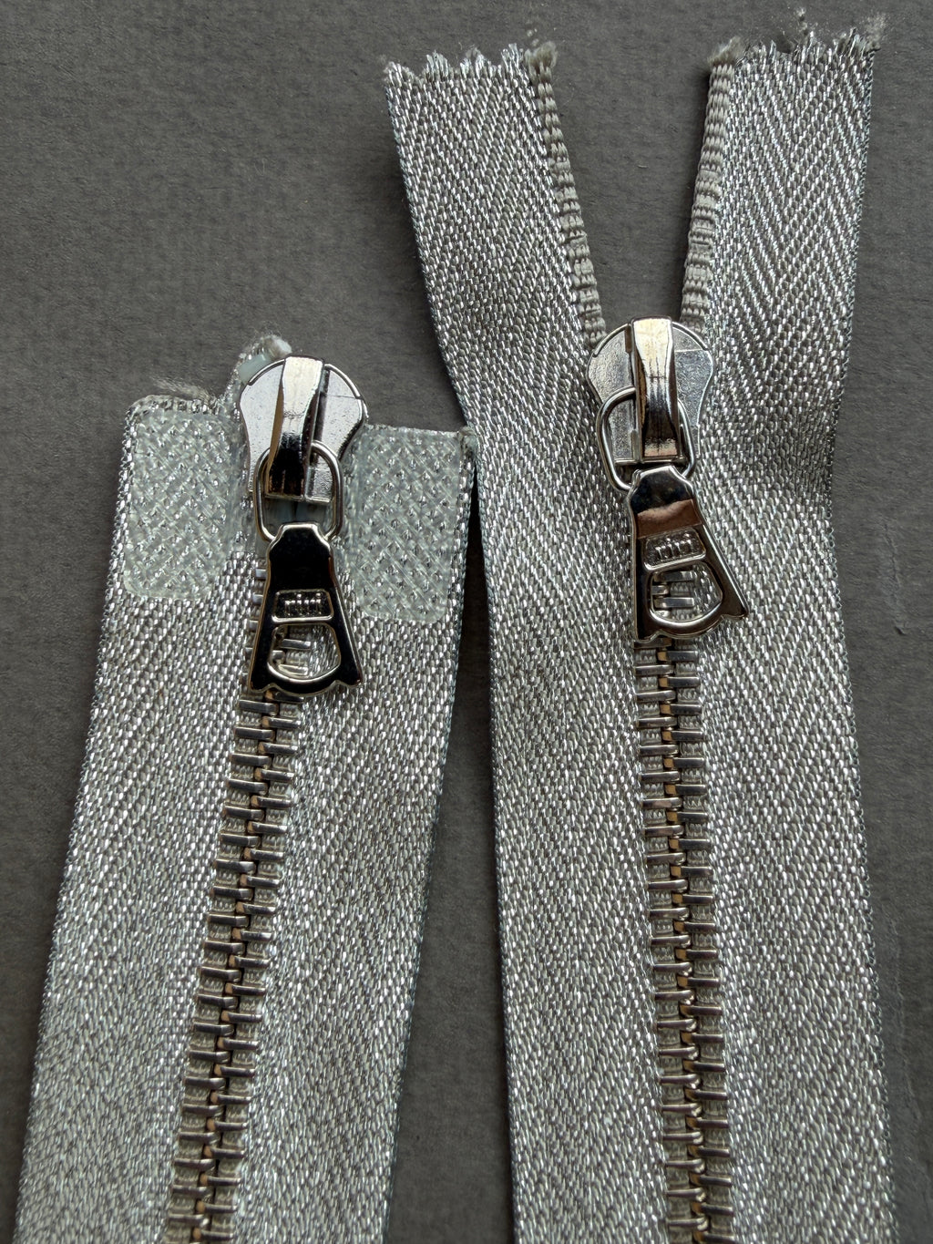 Close up Riri Open end two ways Silver zip 51cm SP Haberdashery Auckland NZ