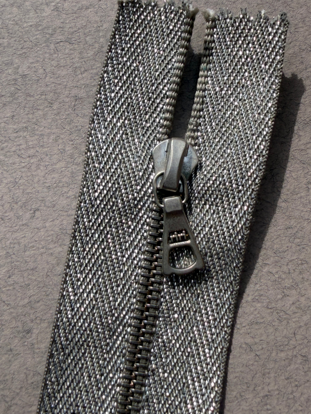 Close up Riri open end silver zp 37cm SP Haberdashery Auckland NZ