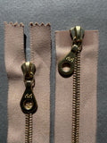 Close up Riri open end two way  gold zip 44cm SP Haberdashery Auckland NZ