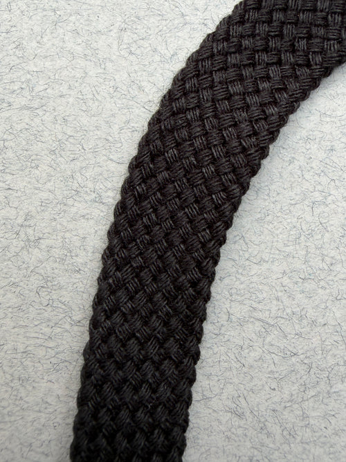 Close up black spindle cord 15mm SP Haberdashery Auckland NZ