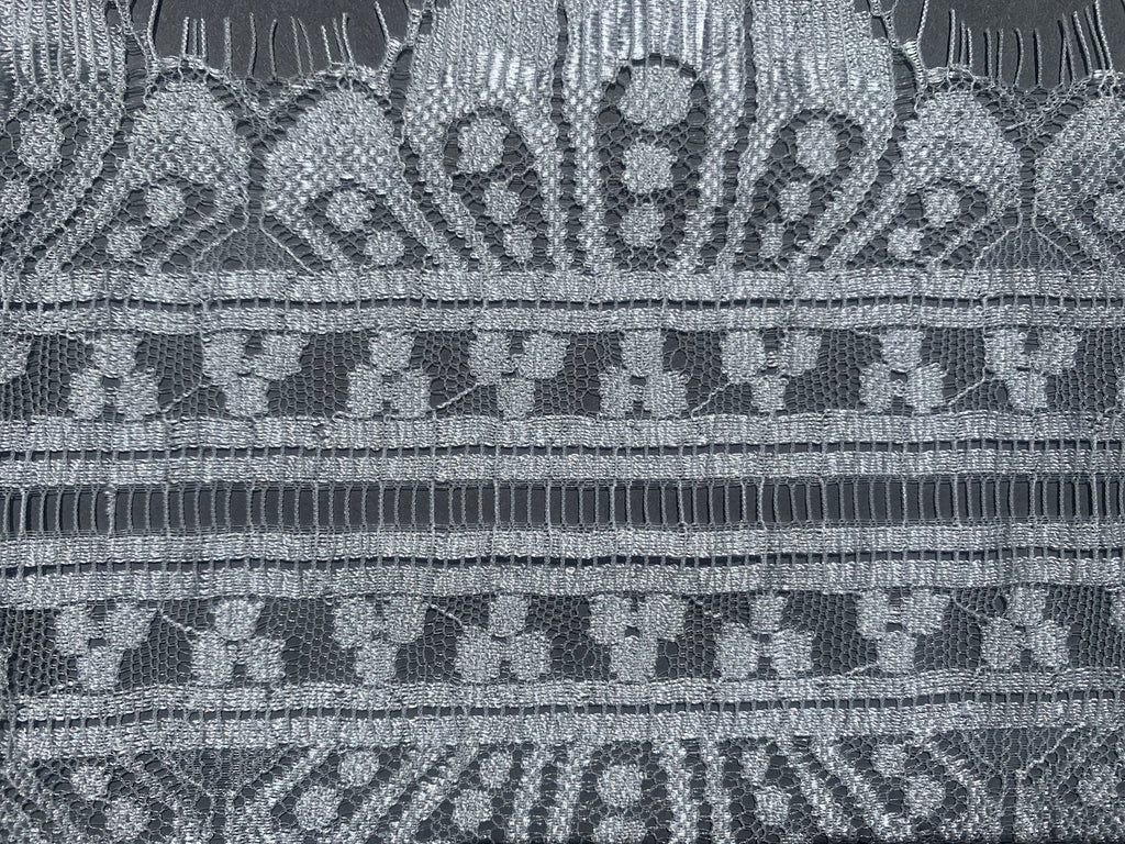 Close up white lace trim satin finish SP Haberdashery Auckland NZ