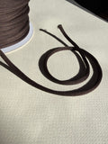 Cotton cord brown satin finish 4mm SP Haberdashery Auckland NZ