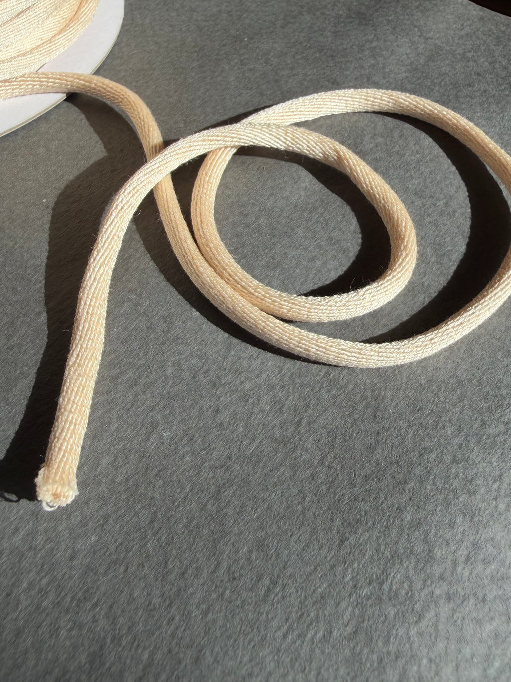 Cotton cord cream 4mm SP Haberdashery Auckland NZ