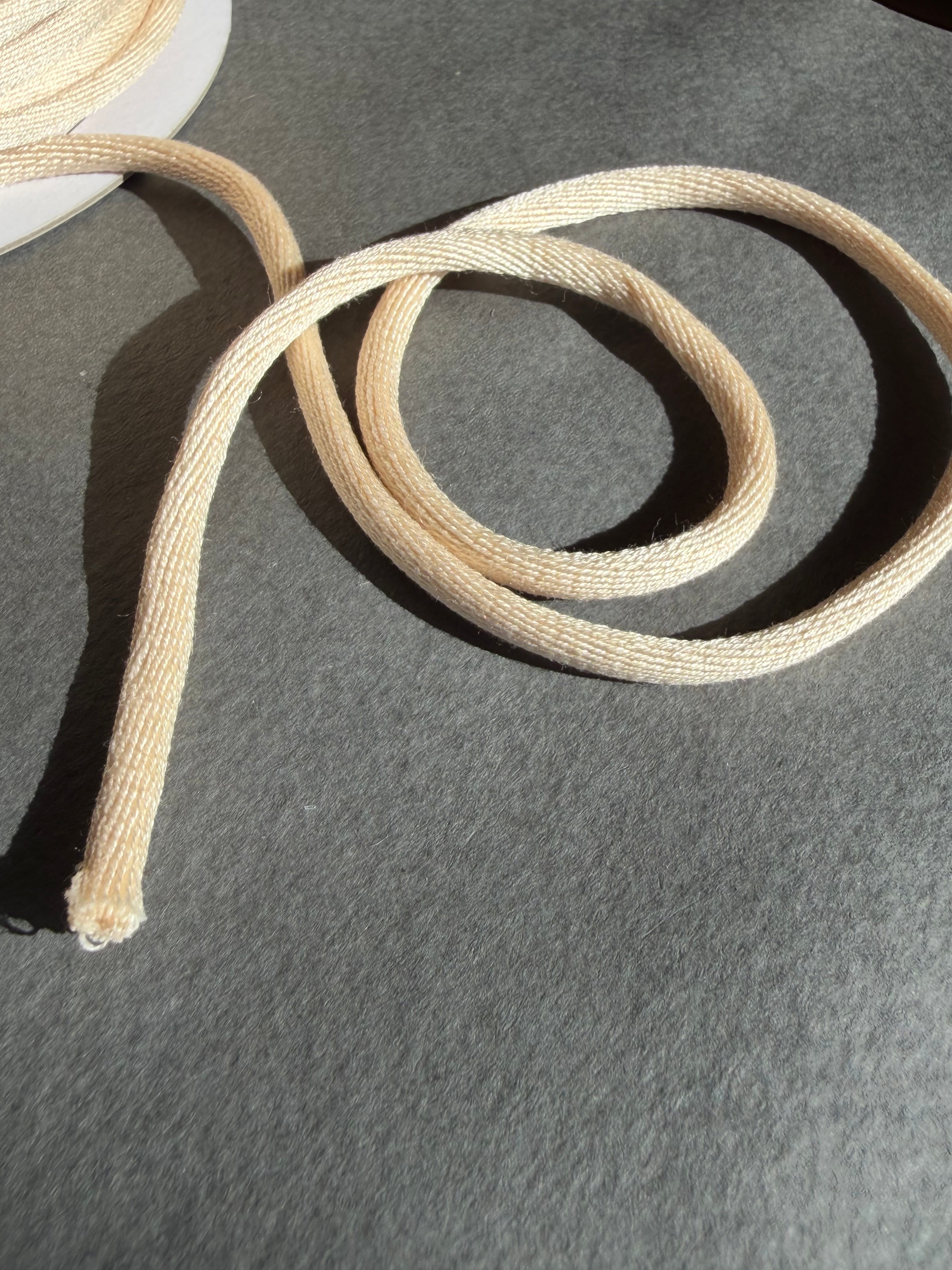 Cotton cord cream 4mm SP Haberdashery Auckland NZ