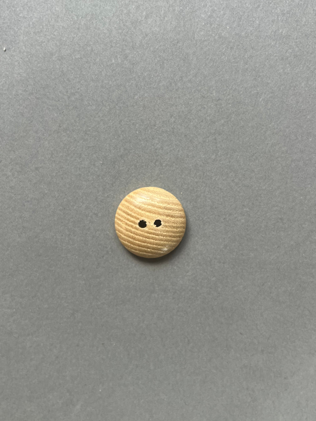 Natural wood dome shaped button SP Haberdashry Auckland NZ