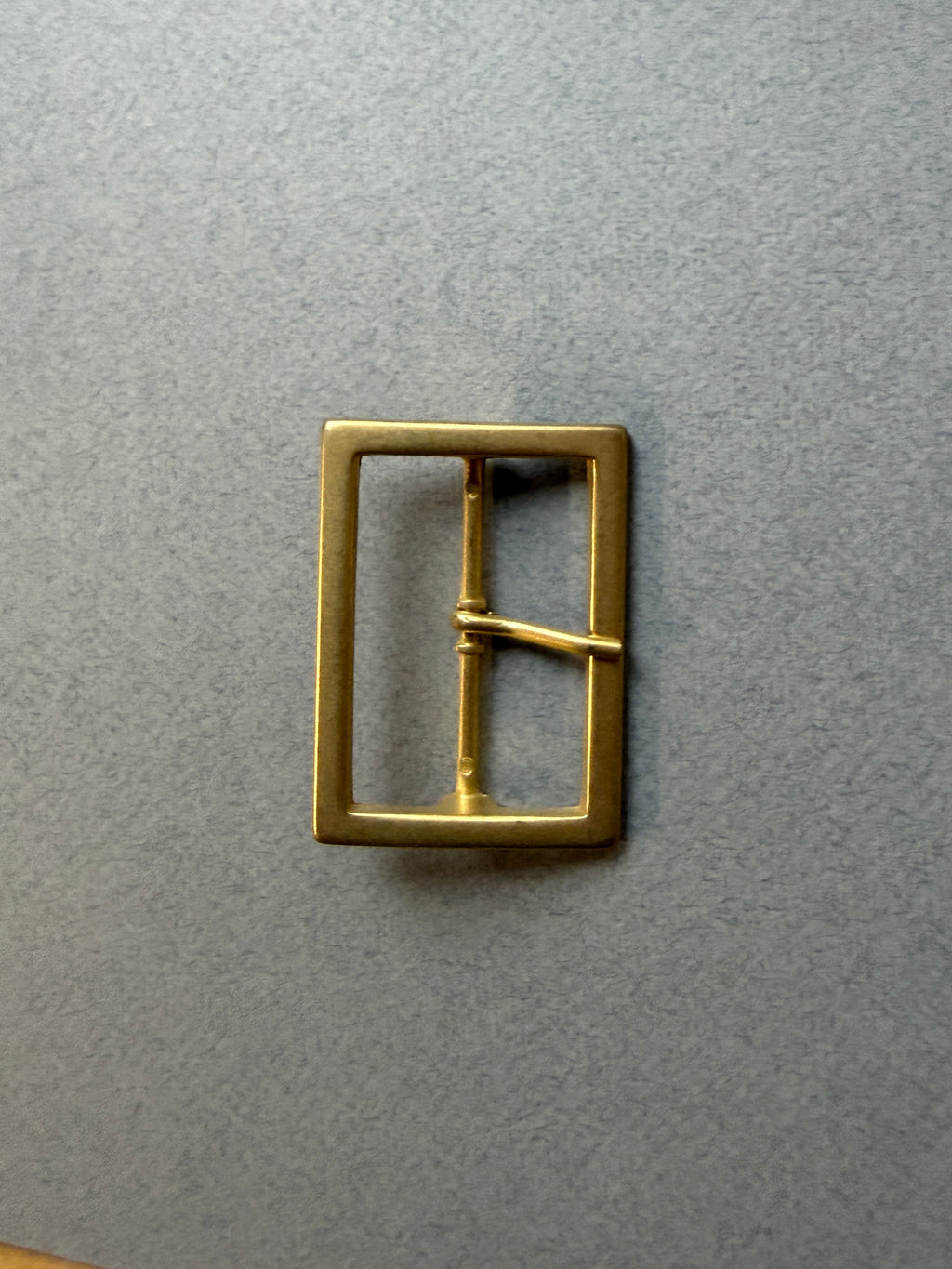 Gold coloured metal rectangle buckle SP Haberdashery Auckland NZ