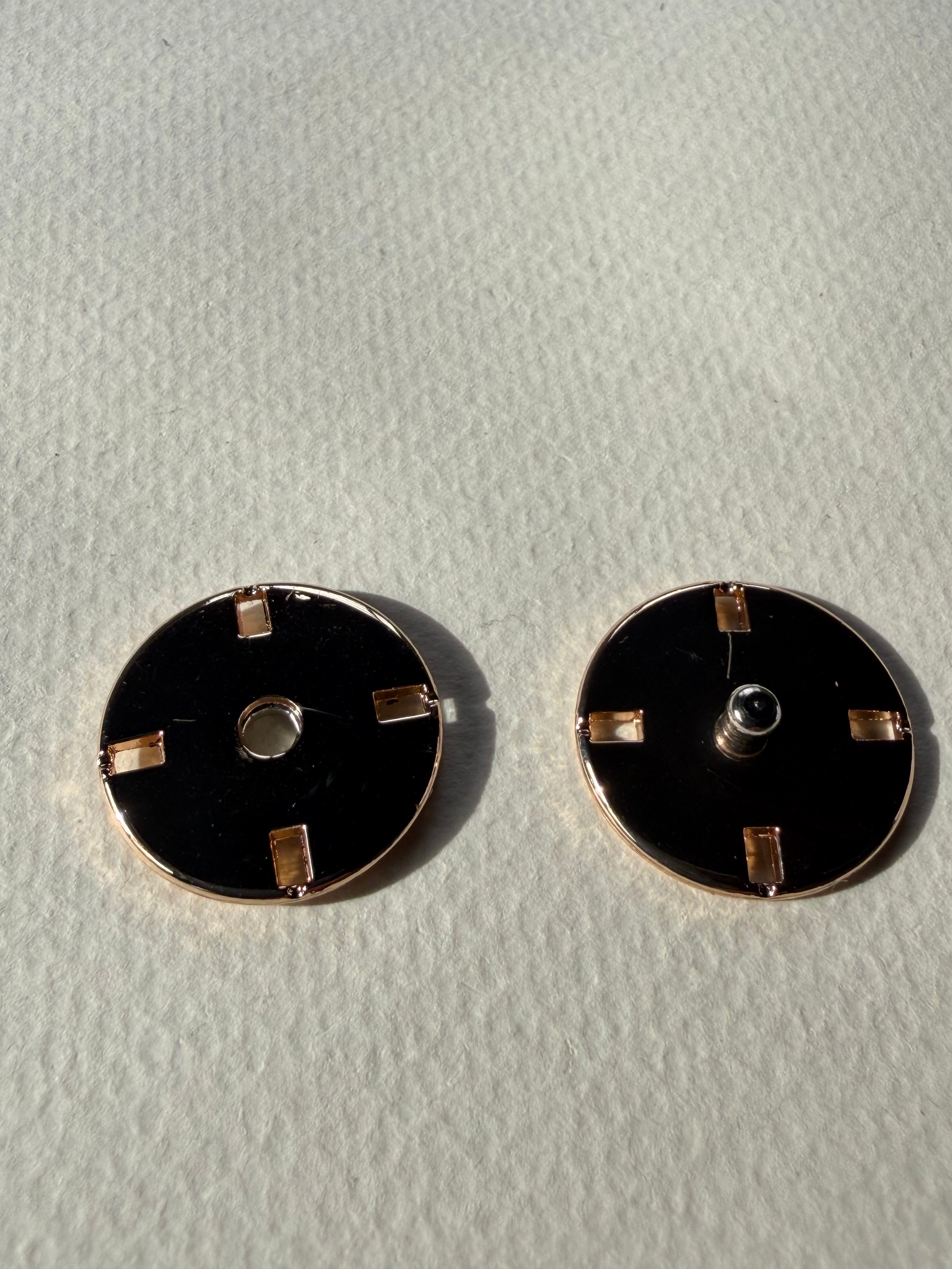 Gold metal snap fastener 20mm SP Haberdashery Auckland NZ