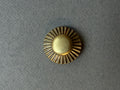 Gold plated shank sun motif shank button SP Haberdashery Auckland NZ