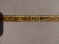 Decorative gold woven ribbon  20mm SP Haberdashery Auckland NZ