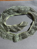 Green elastic lace trim polyamid 40mm SP Haberdashery Auckland NZ
