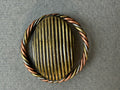 Metal Antique Shank Button | Brass & Copper Rope, 38mm | SP Haberdashery