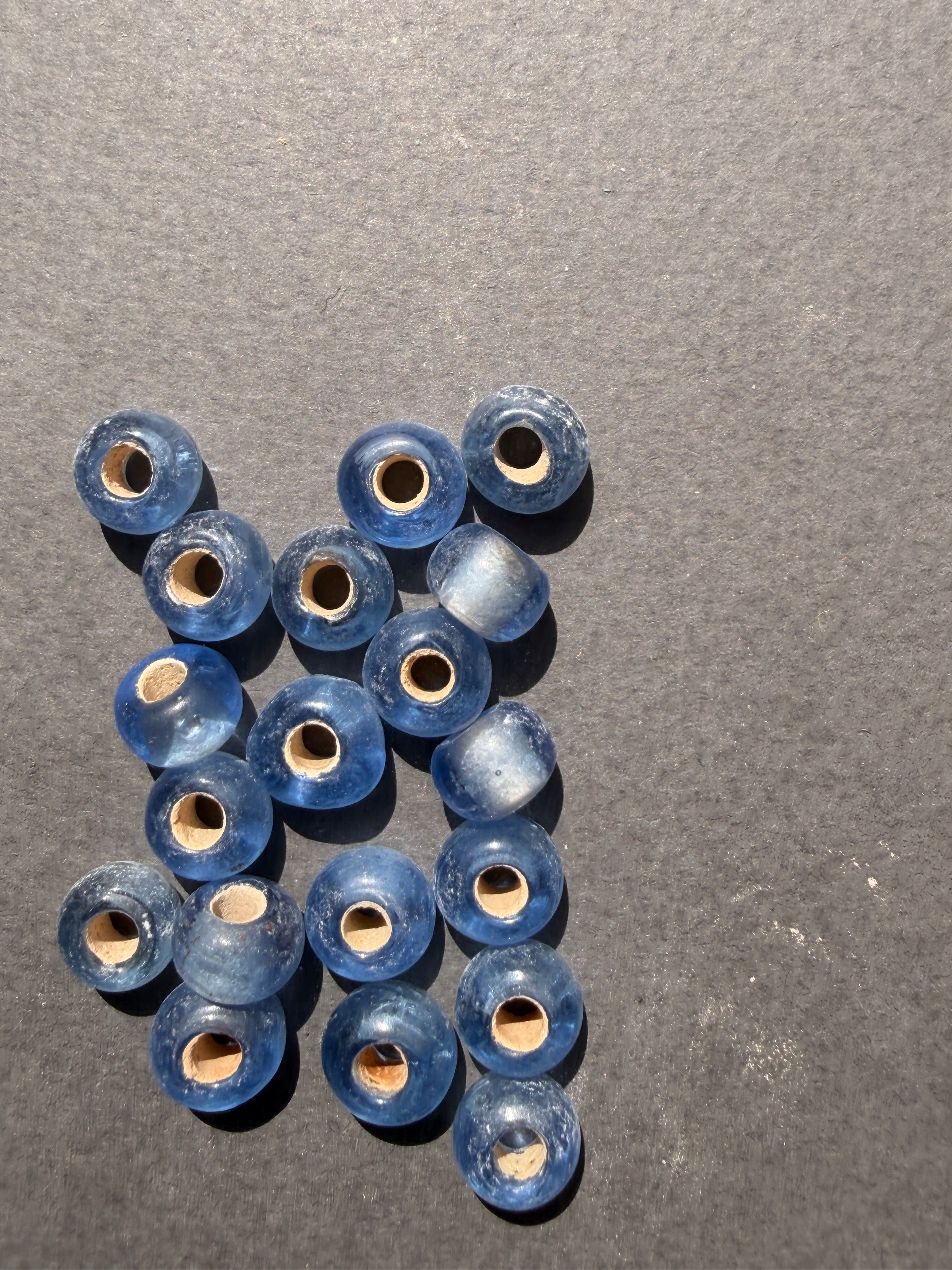 Blue Glass Beads | 5mm, Indian, Per 100 | SP Haberdashery"
