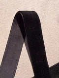 Black velvet ribbon 15mm