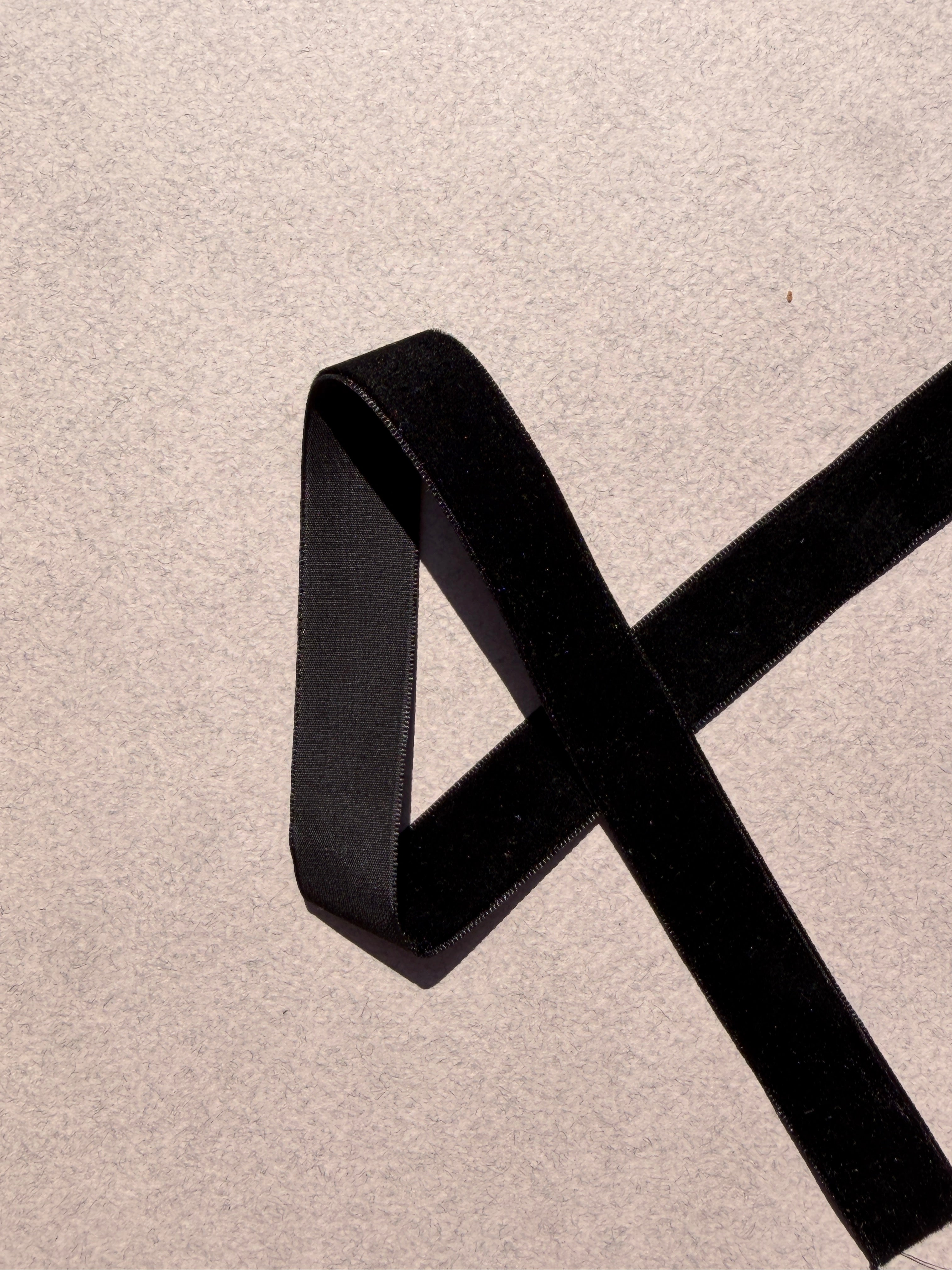 Black Velvet Ribbon | 15mm | SP Haberdashery