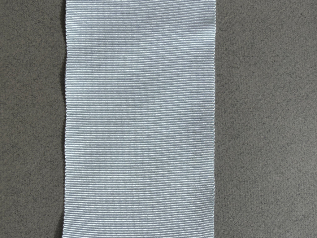 Light Blue Rayon Grosgrain Ribbon | 75mm | SP Haberdashery