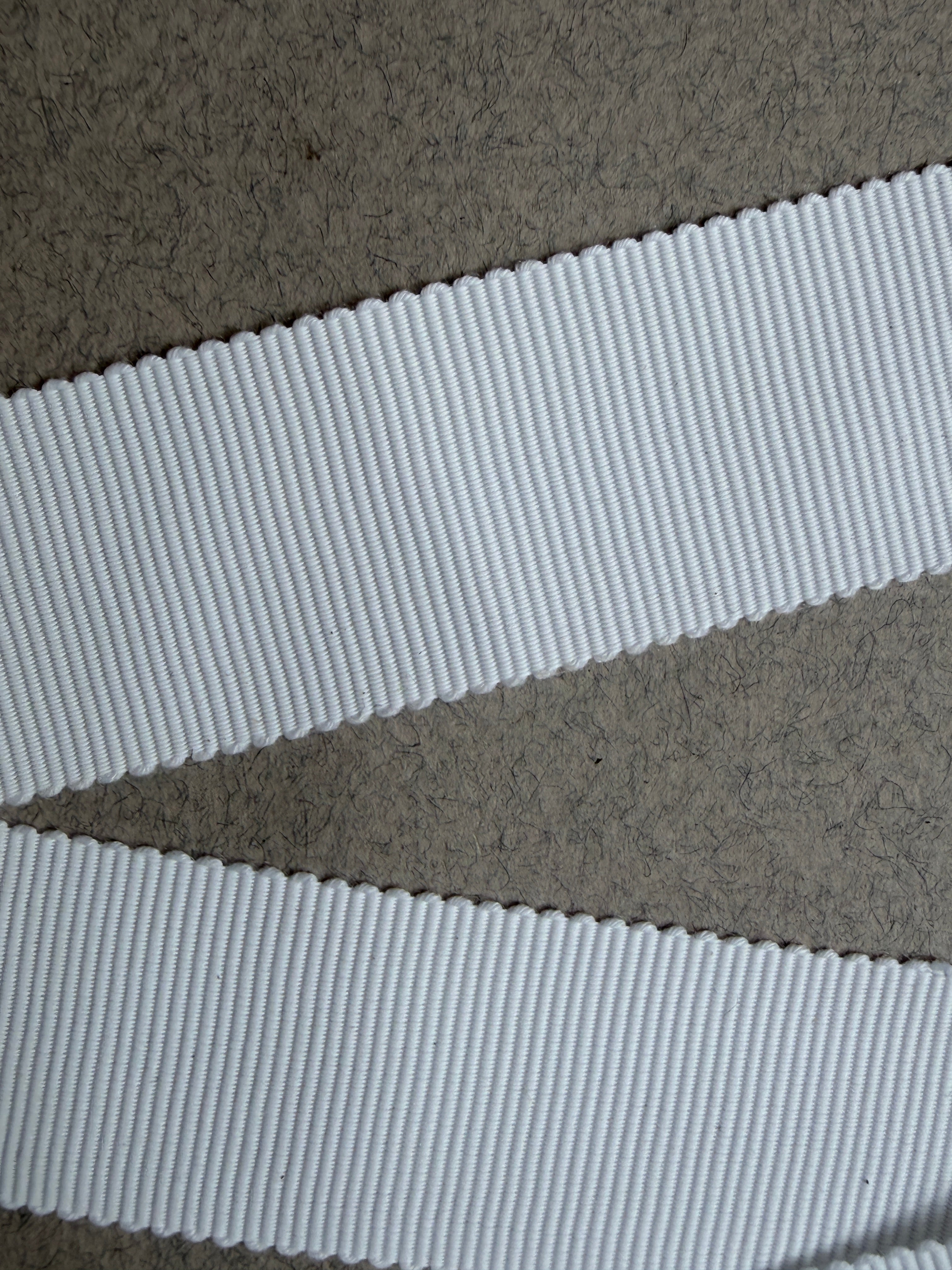 White Grosgrain Ribbon | 25mm, 30m Roll | SP Haberdashery
