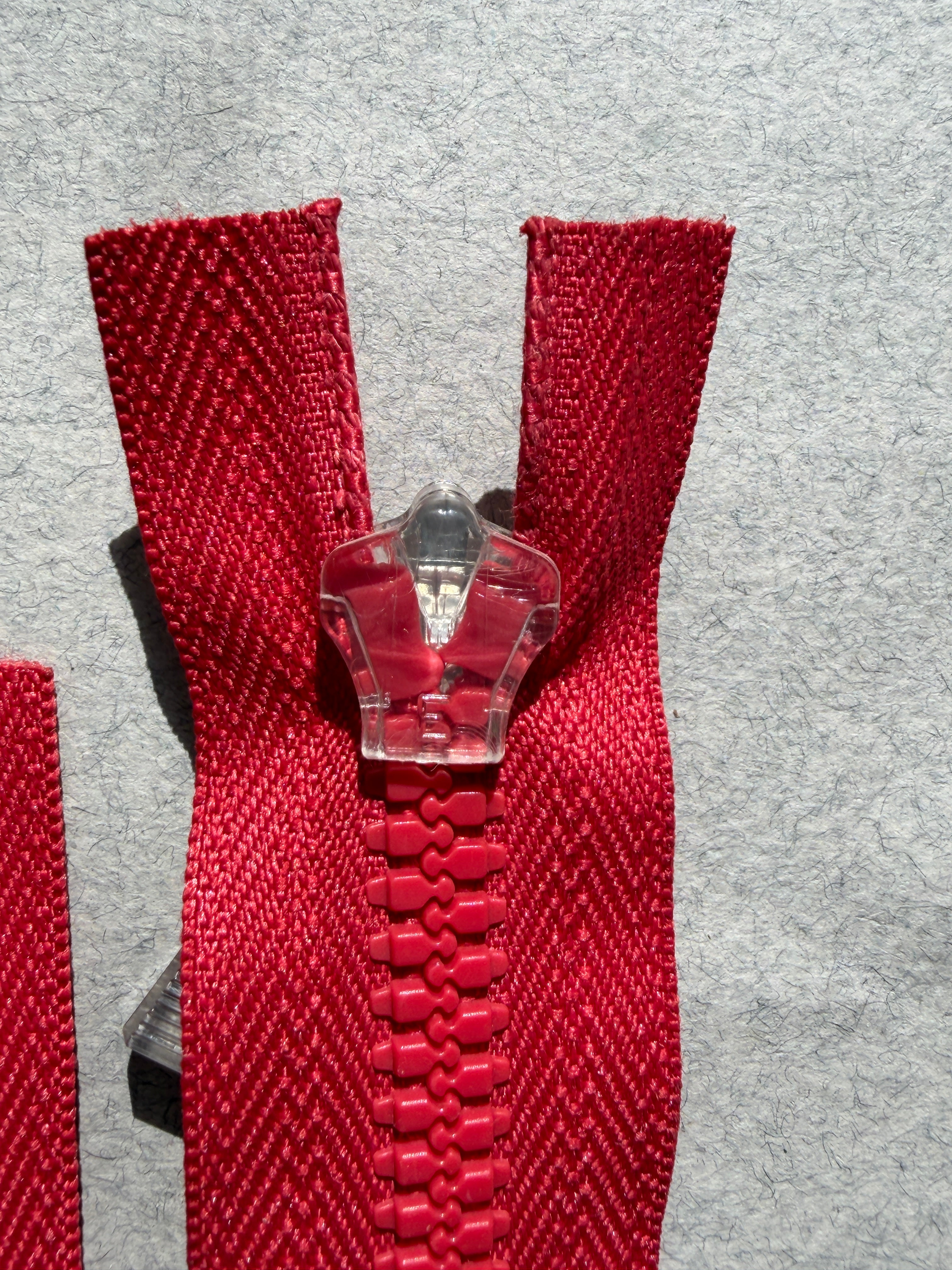 Riri Closed End Nylon Zip | Red, 50cm | SP Haberdashery