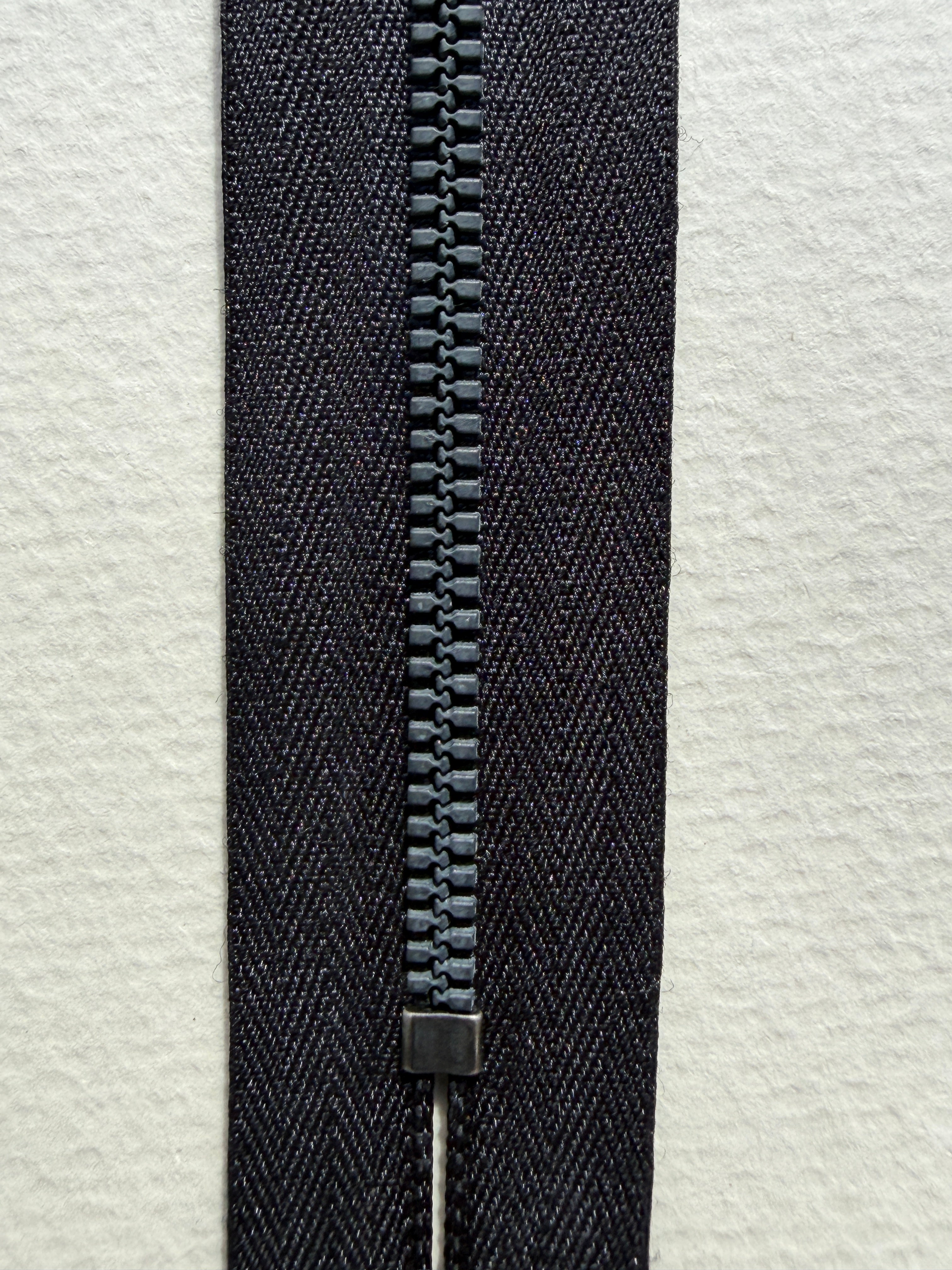 Riri Closed End Narrow Metal Zip | Black, 23cm | SP Haberdashery