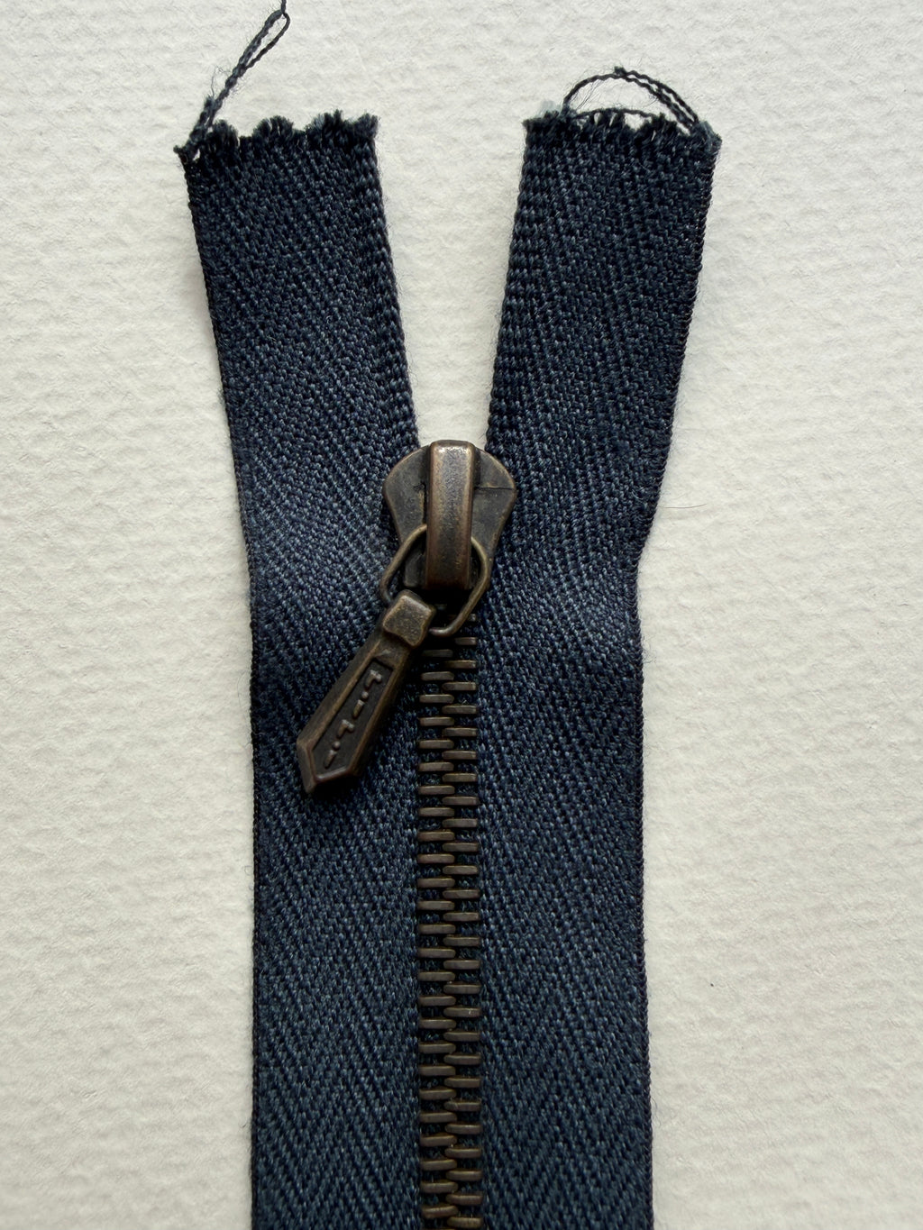Riri Closed End Metal Zip | Navy Bronze, 20cm | SP Haberdashery