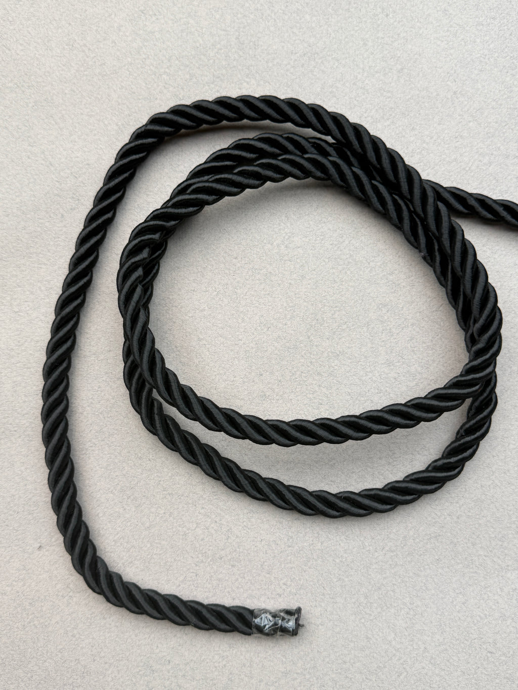 Black Rayon Cord 10mm