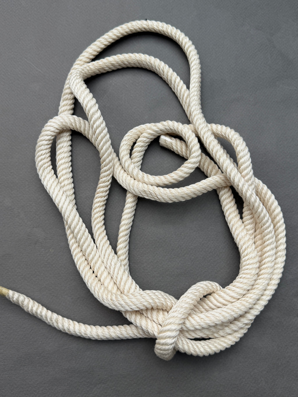 White Cotton Cord, Satin Finish 12mm