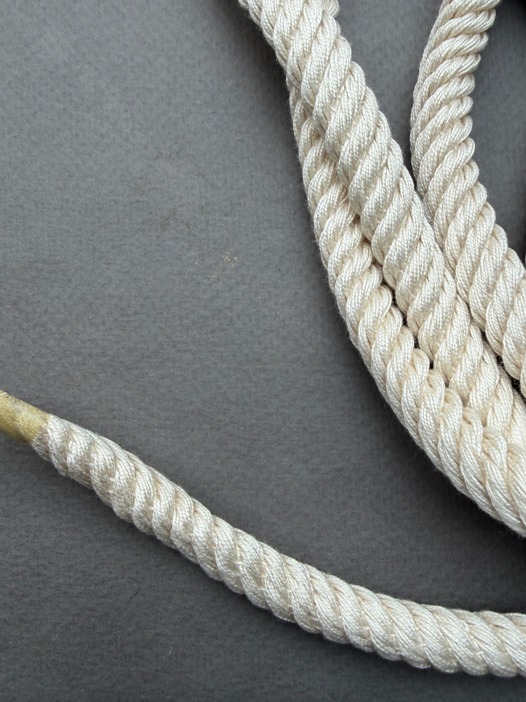 White Cotton Cord, Satin Finish 12mm