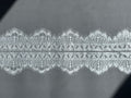 White Lace Trim | Satin Sheen & Scallop Edge, 160mm | SP Haberdashery
