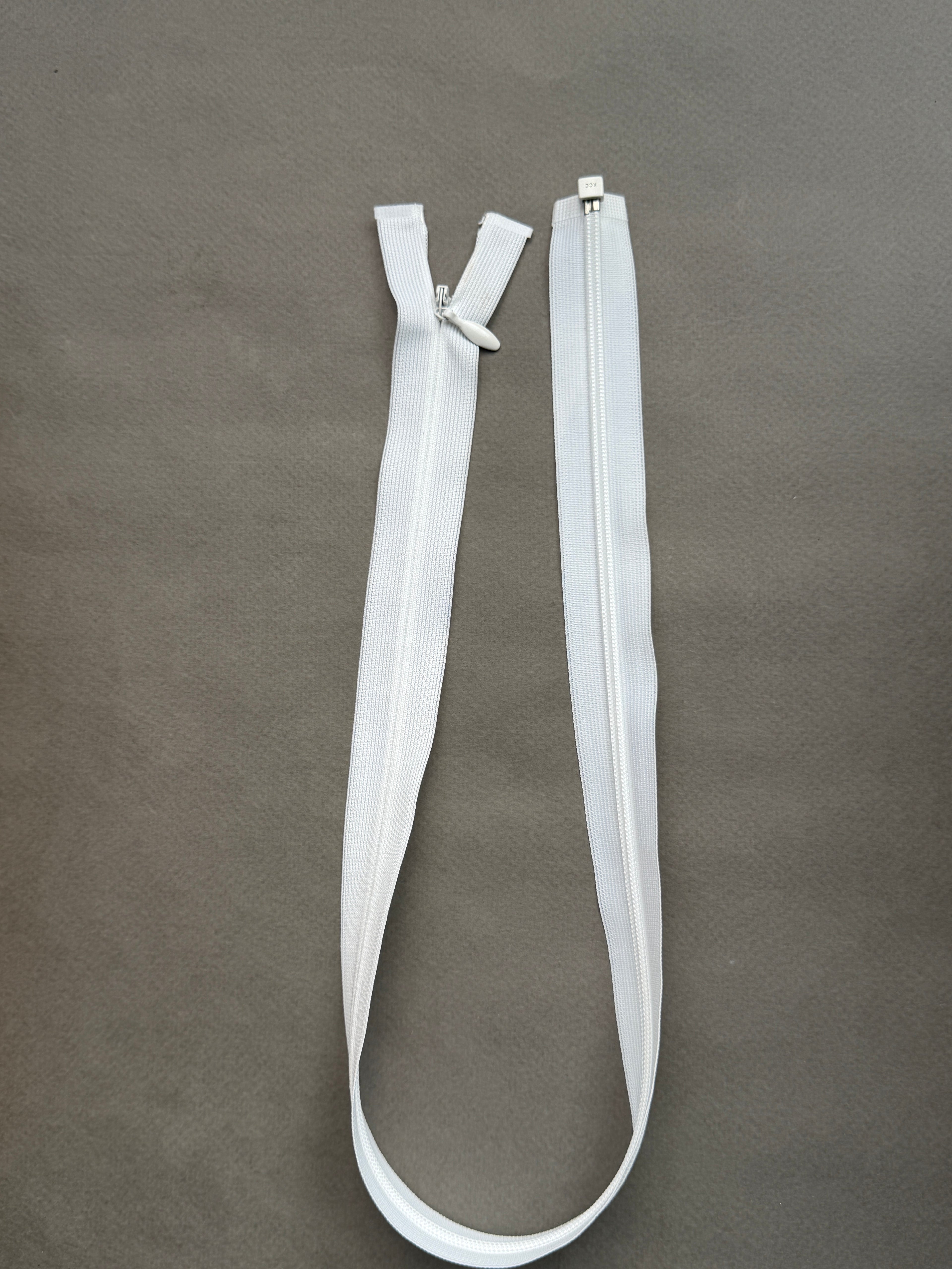 White open end invisible zip 60cm P Haberdashery Auckland NZ