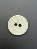 Large geometric textured  resin button SP Haberdashery Auckland