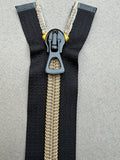 Meras open end black tape gold chain  46cm SP Haberdashery Auckland NZ