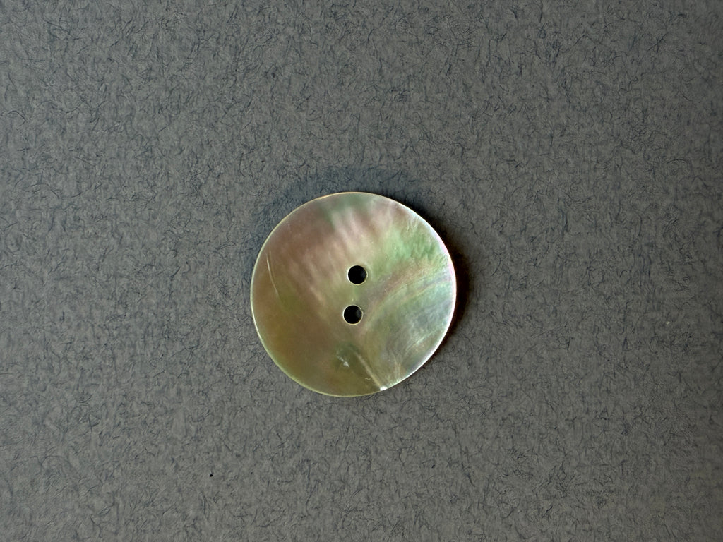 Natural acoya shell button SP Haberdashery Auckland NZ