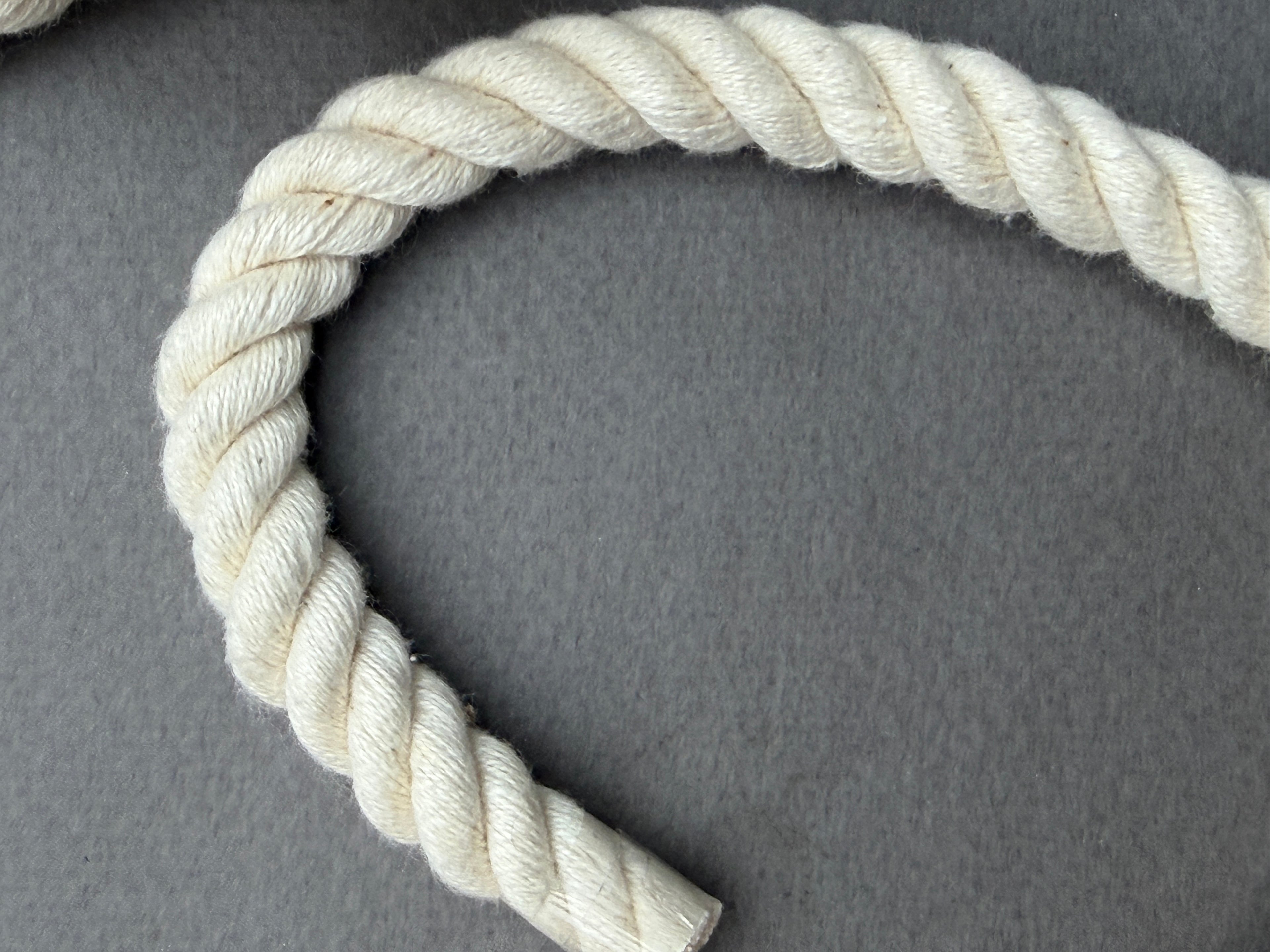 Natural cotton twisted cord 15mm Auckland NZ