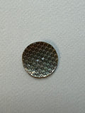 Natural acoya shell button with etched design SP Haberdashery Auckland NZ