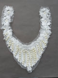 Pearl ruffle neckline trim SP Haberdashery Auckland NZ