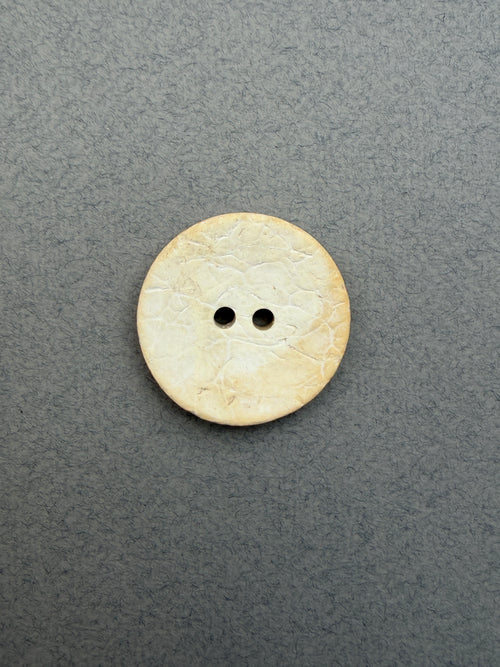Reverse side bleached coconut button SP Haberdashery Auckland NZ