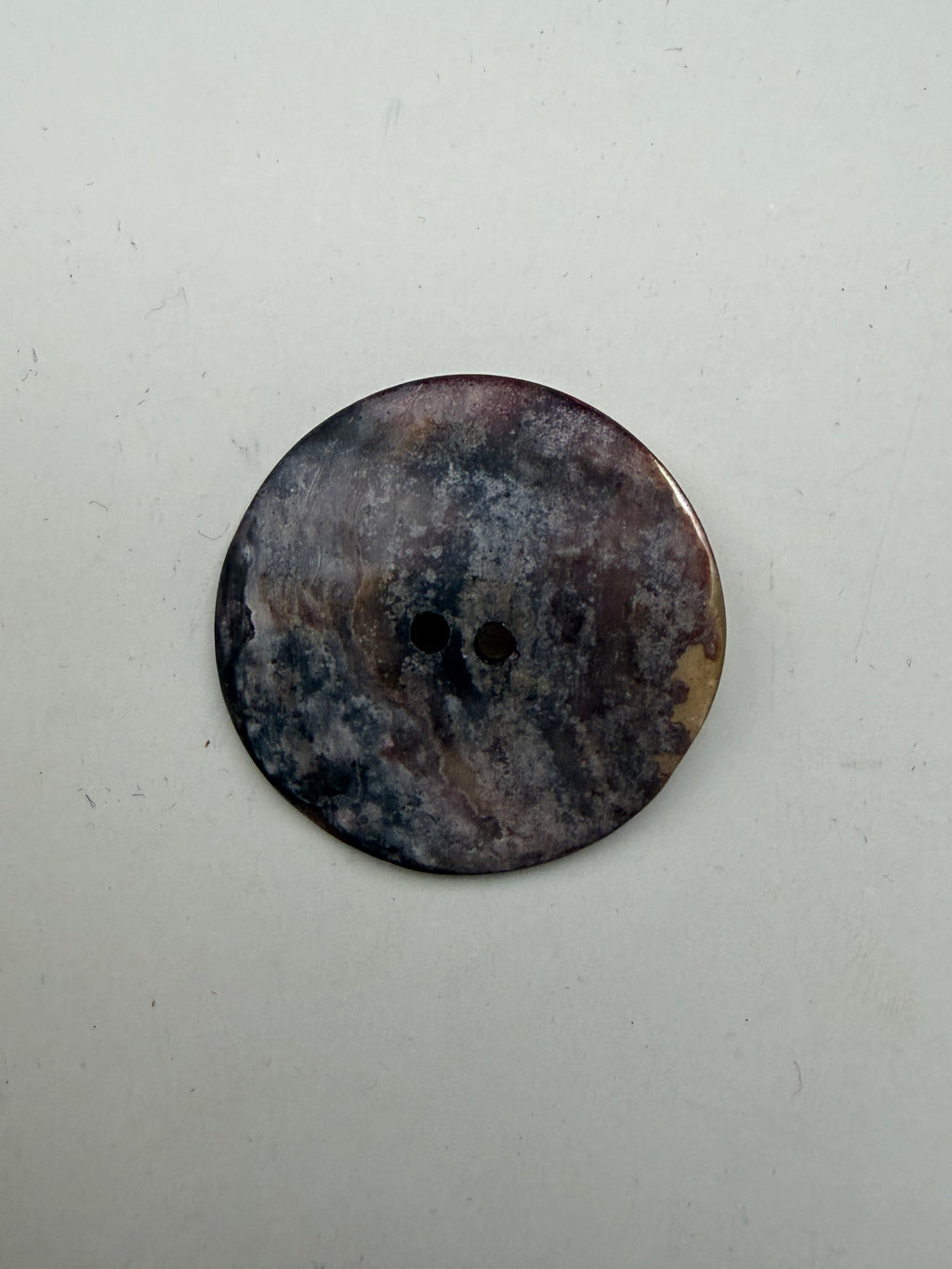 Reverse ide ecoya natural shell etched design button SP Haberdashery Auckland NZ