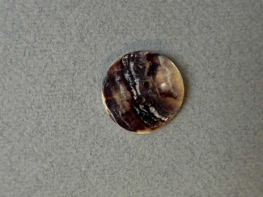 Reverse side natural acoya shell button SP Haberdashery Auckland NZ