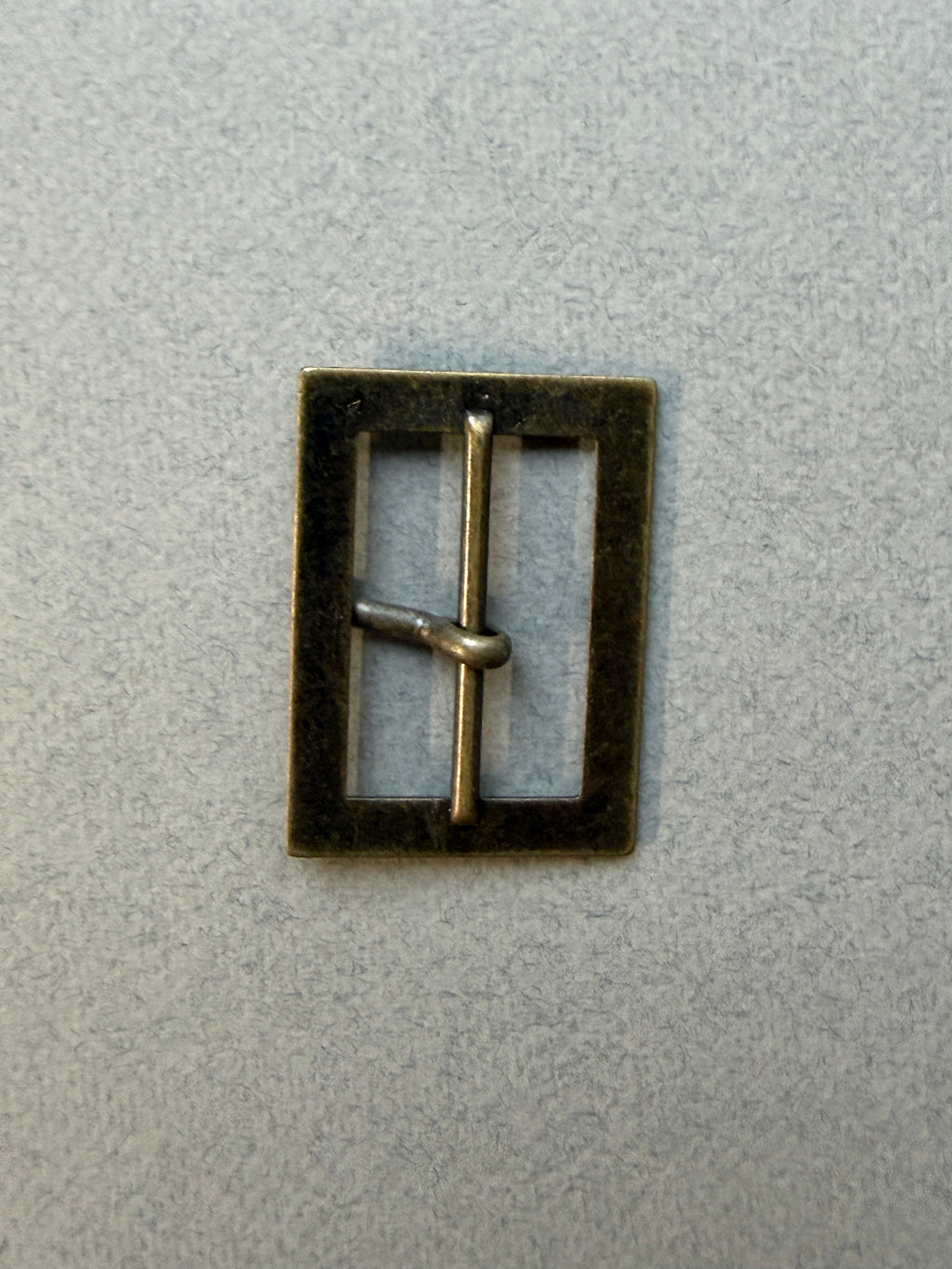 Reverse side brass rectangular buckle SP Haberdashery Auckland NZ