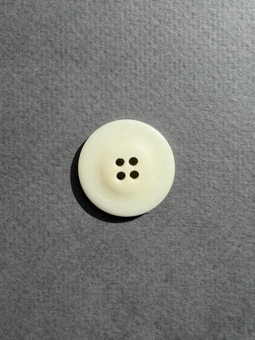 Reverse side corozo 4h rim button SP Haberdashery Auckland NZ