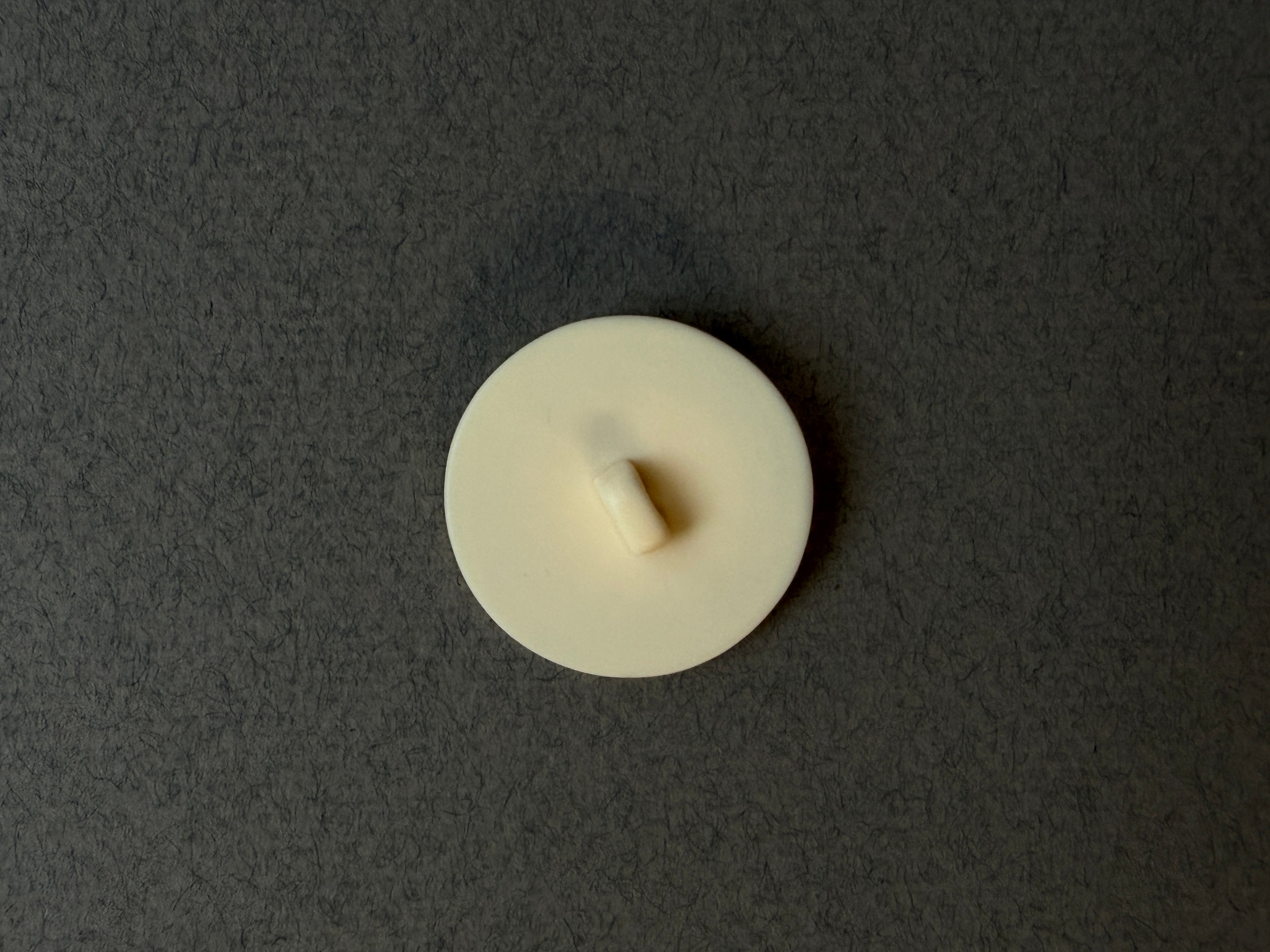 Reverse side cream floral shank button SP Haberdashery Auckland NZ