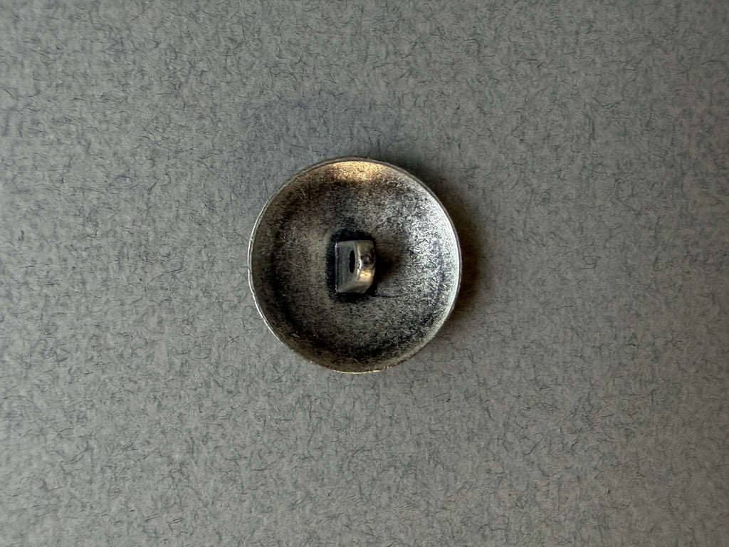 Reverse side metal shield shank button SP Haberdashery Auckland NZ