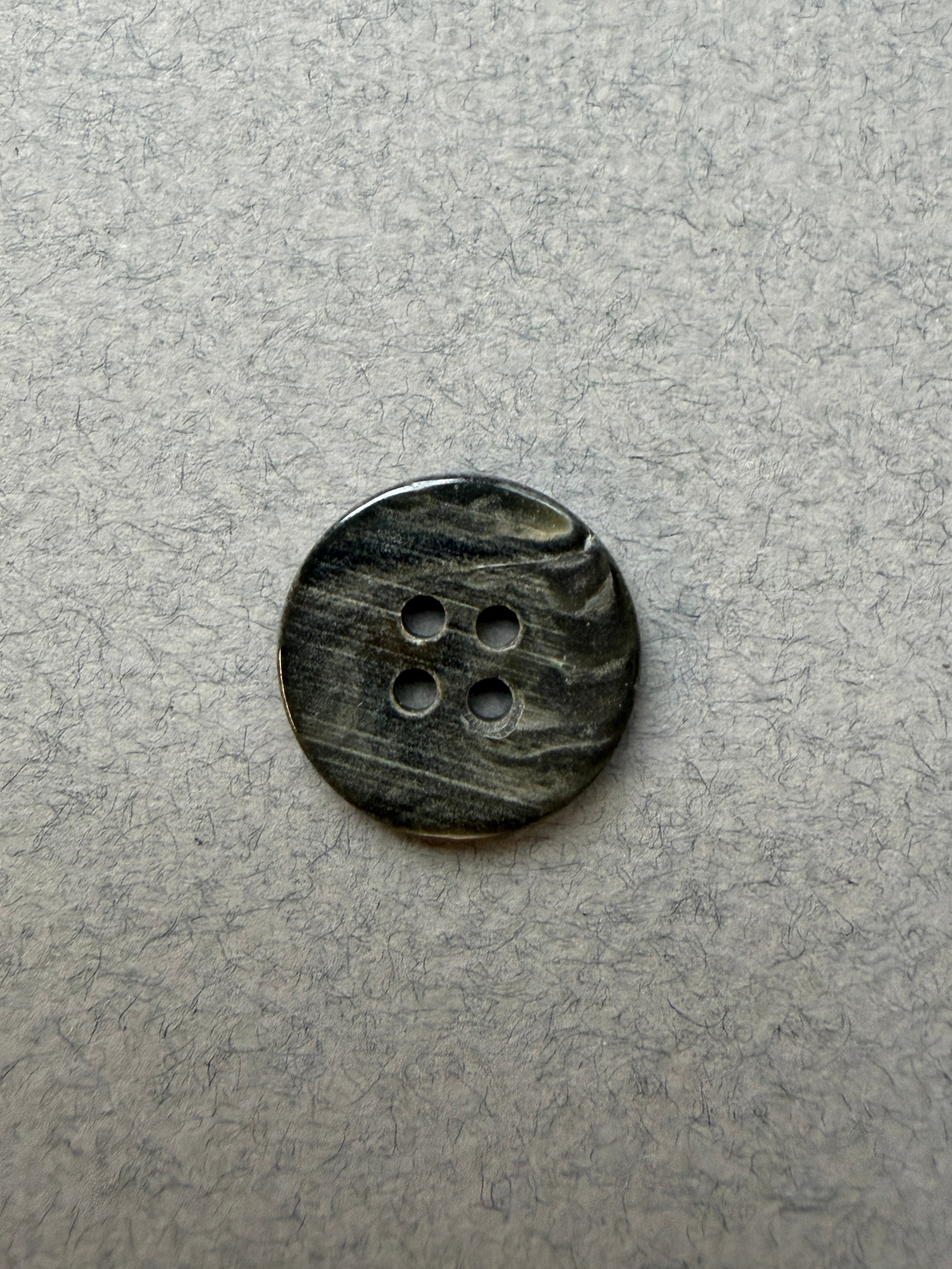 Reverse side natural  MOP shell button SP Haberdashery Auckland NZ