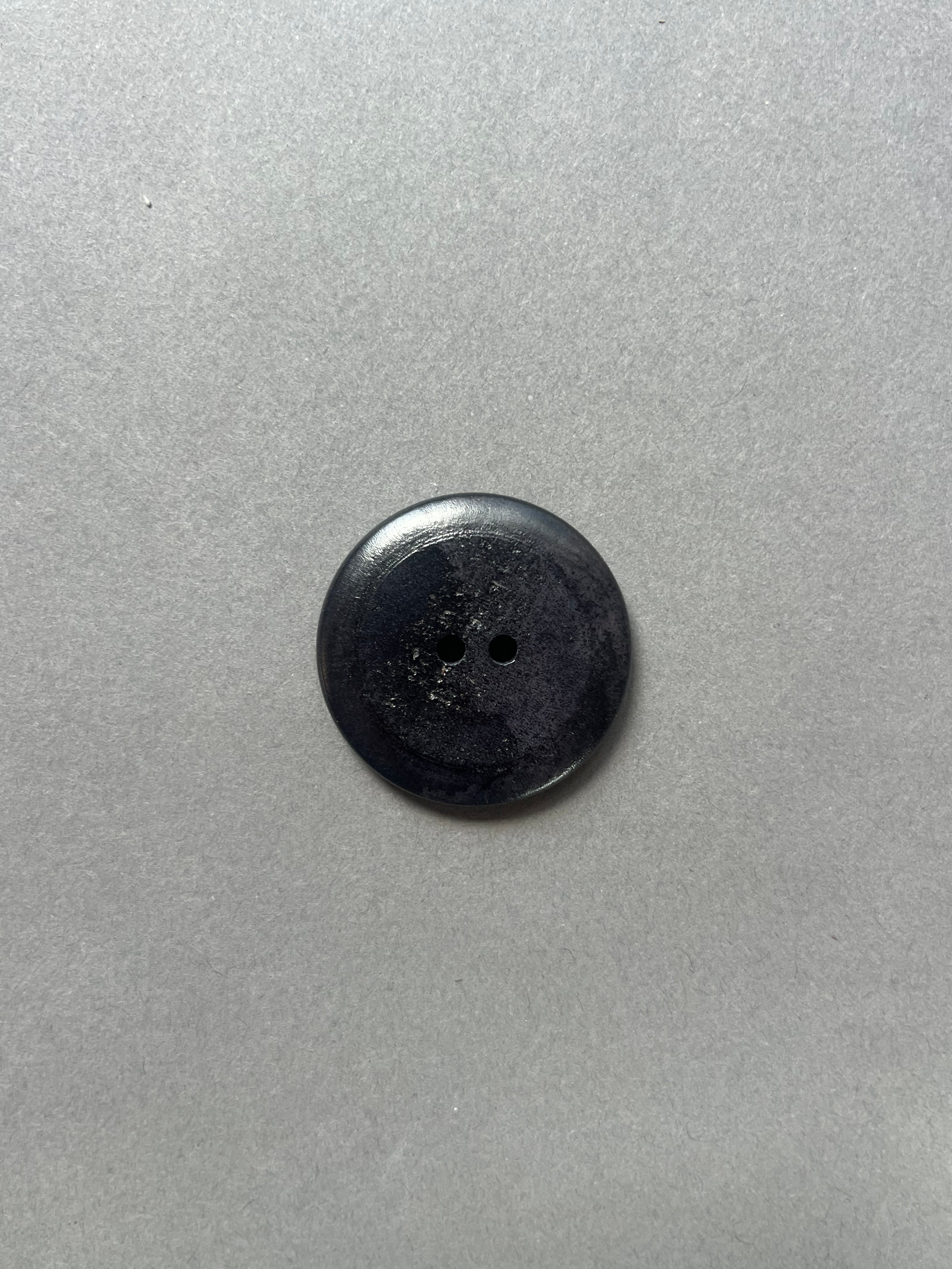 Reverse side natural black wood button SP Haberdashery Auckland NZ